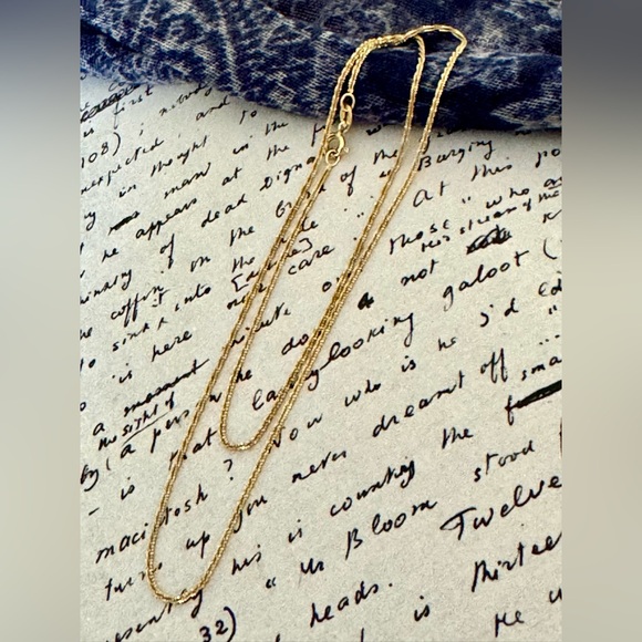 Italian pure 14k gold 18” chain - Picture 6 of 6